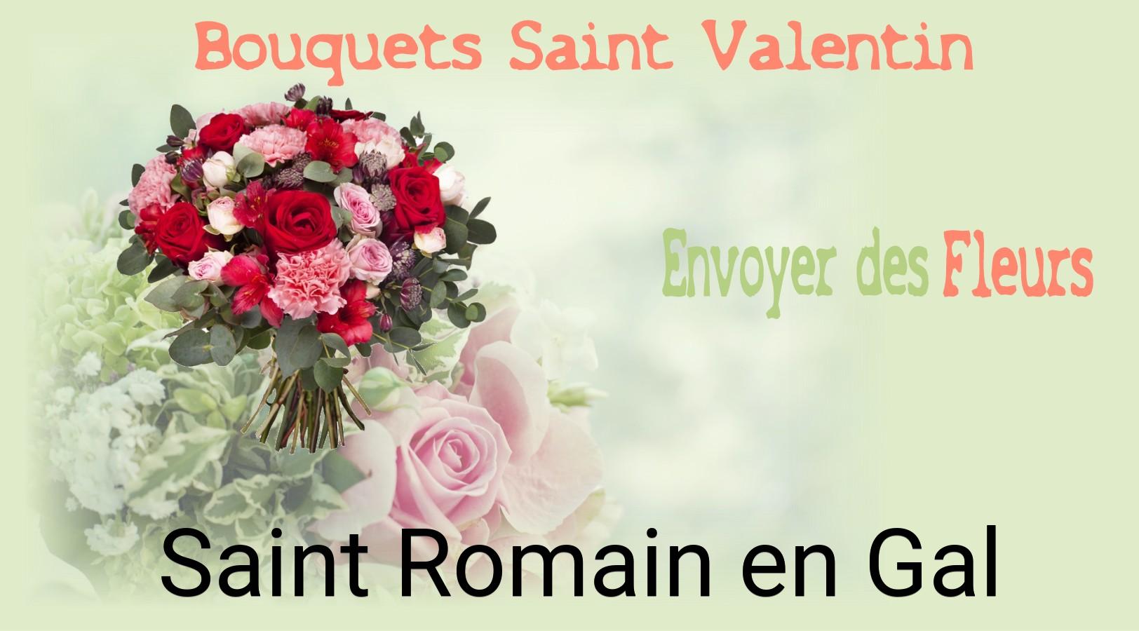 Roses de Saint-Valentin livrées à Saint-Romain-en-Gal